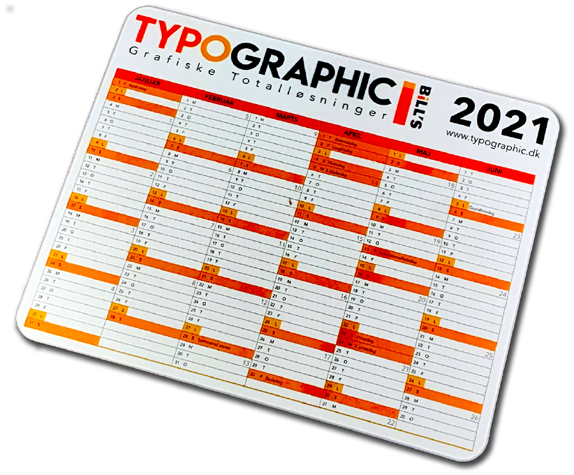 Calendar TypoGraphic 02